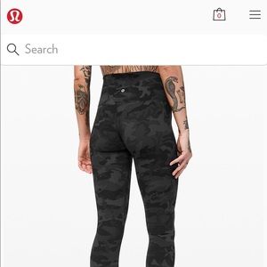 Lululemon align 28” grey camo